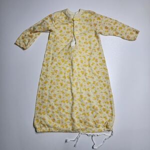 70s 80s Carter’s Baby Sleep Sack Playing Animals Yellow Orange Salmon 3F62530